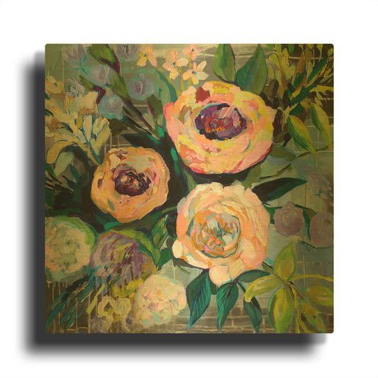 'Dreamy' By Jeanette Vertentes Gold Metal Wall Art