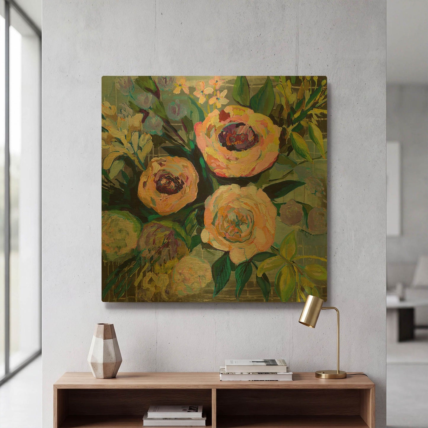 'Dreamy' By Jeanette Vertentes Gold Metal Wall Art