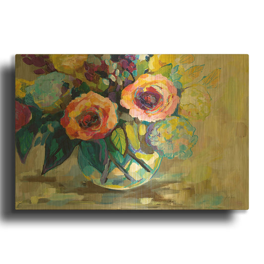 'Light Study' By Jeanette Vertentes Gold Metal Wall Art
