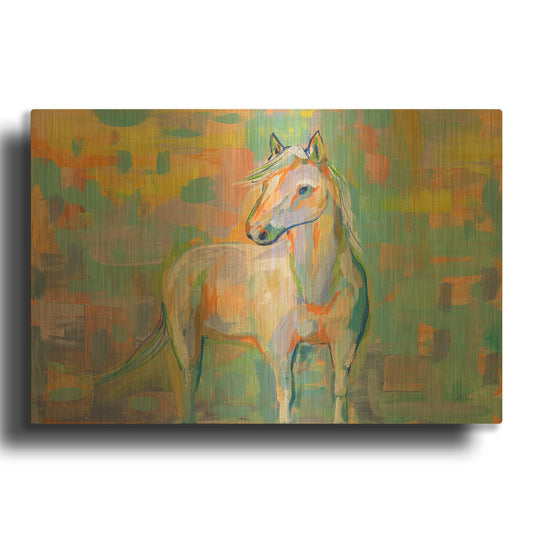 'Snow' By Jeanette Vertentes Gold Metal Wall Art