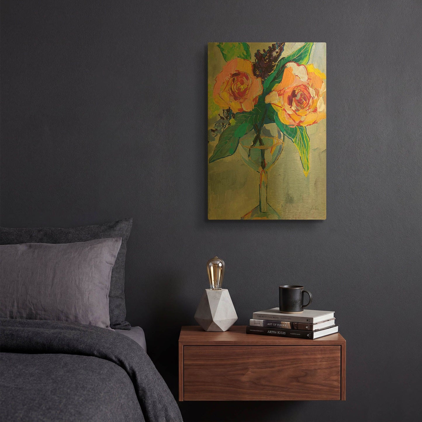 'Clearly Fun' By Jeanette Vertentes Gold Metal Wall Art