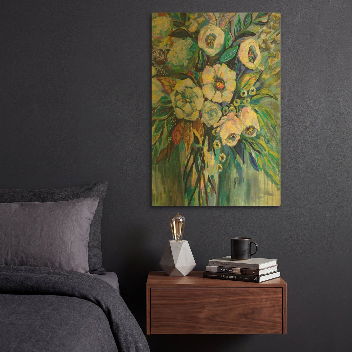 'Jovial' By Jeanette Vertentes Gold Metal Wall Art