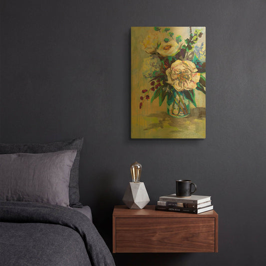 'Glowing' By Jeanette Vertentes Gold Metal Wall Art