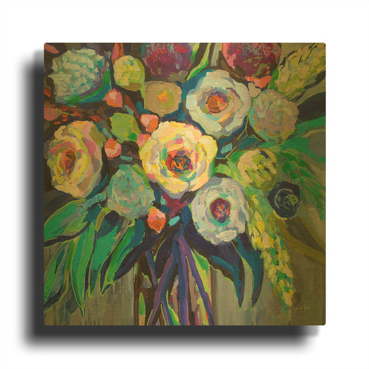 'Nighttime' By Jeanette Vertentes Gold Metal Wall Art