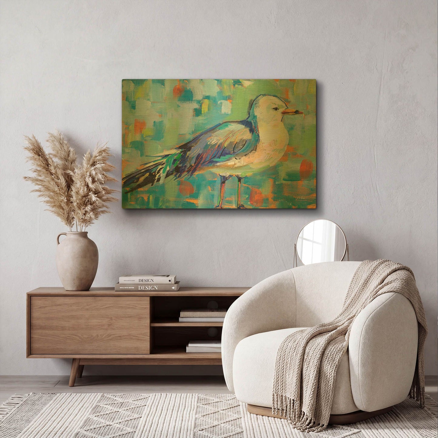 'Joe' By Jeanette Vertentes Gold Metal Wall Art