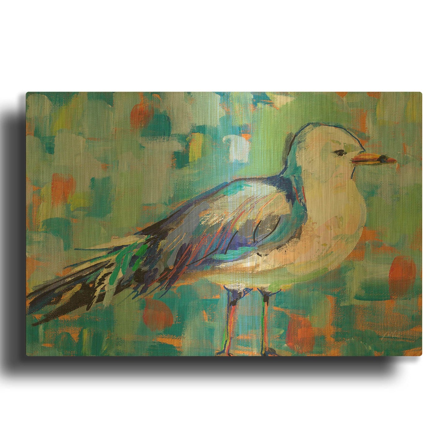 'Joe' By Jeanette Vertentes Gold Metal Wall Art