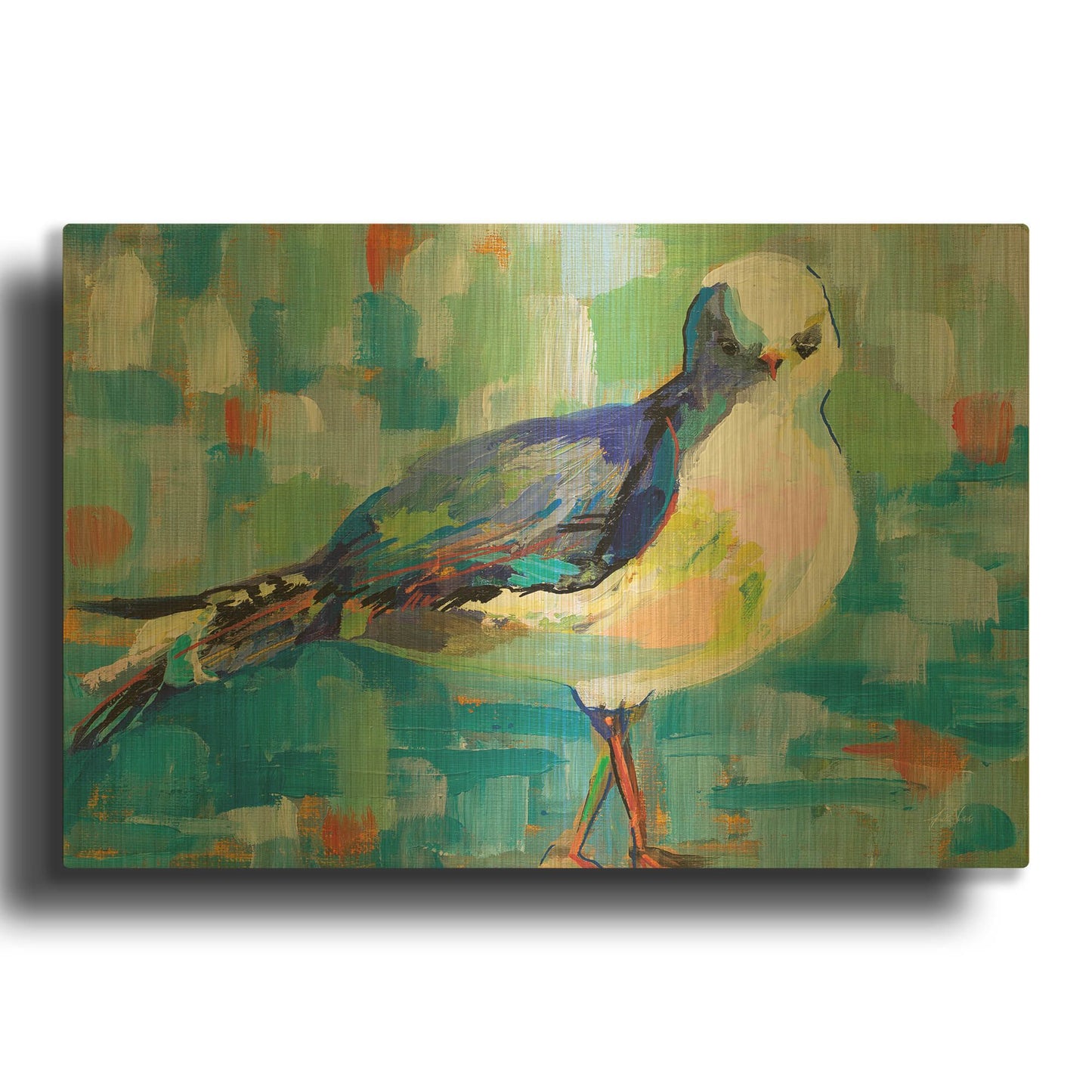 'Mike' By Jeanette Vertentes Gold Metal Wall Art