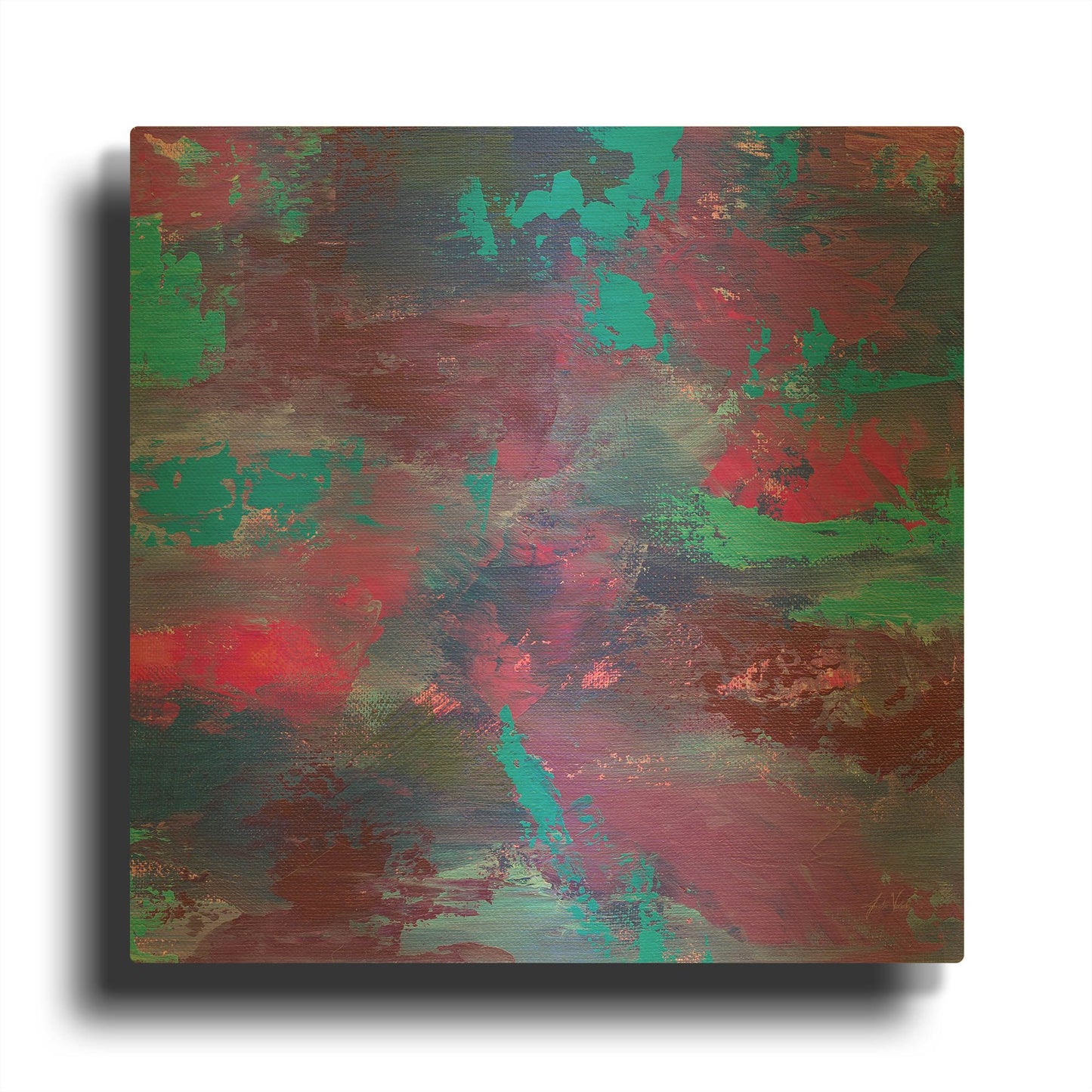 'Delight' By Jeanette Vertentes Gold Metal Wall Art