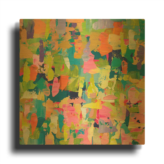 'High Spirits' By Jeanette Vertentes Gold Metal Wall Art
