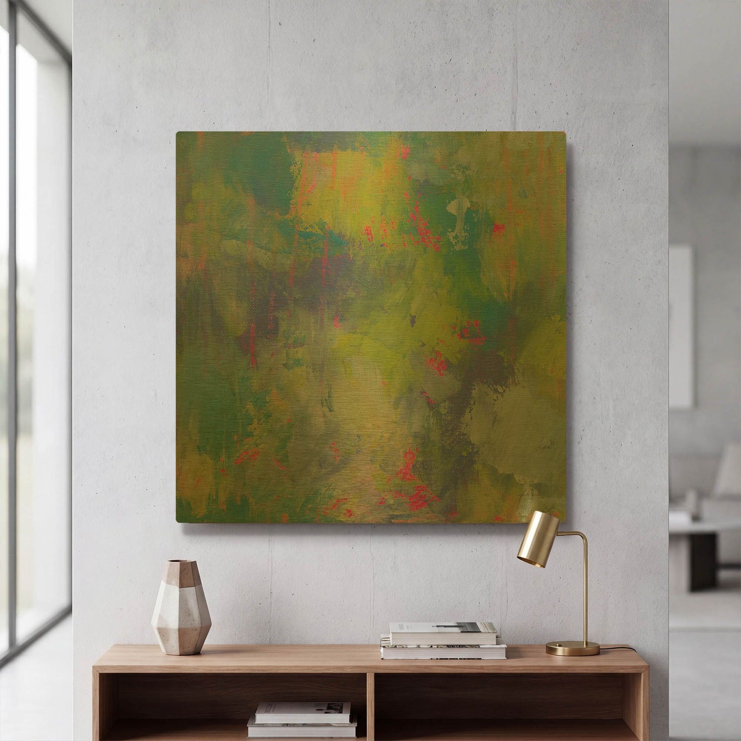 'Glee' By Jeanette Vertentes Gold Metal Wall Art