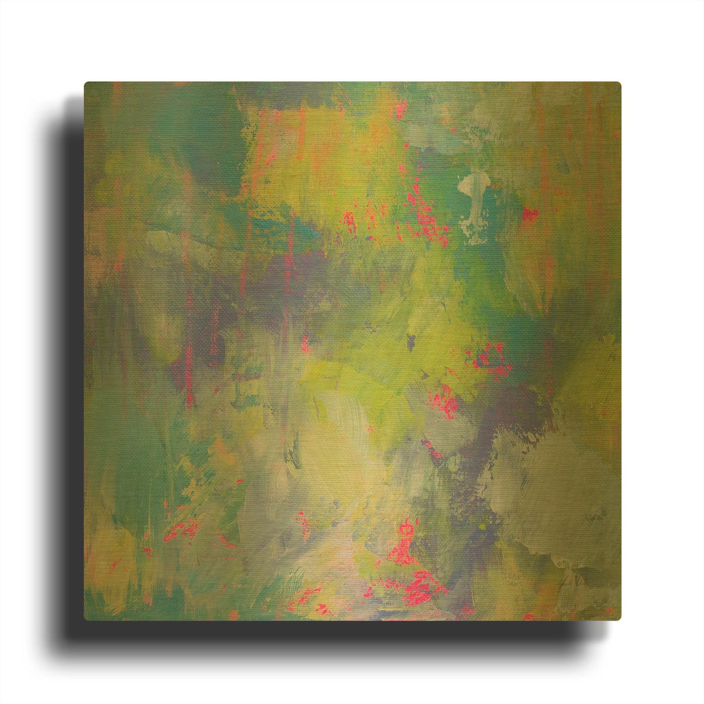 'Glee' By Jeanette Vertentes Gold Metal Wall Art
