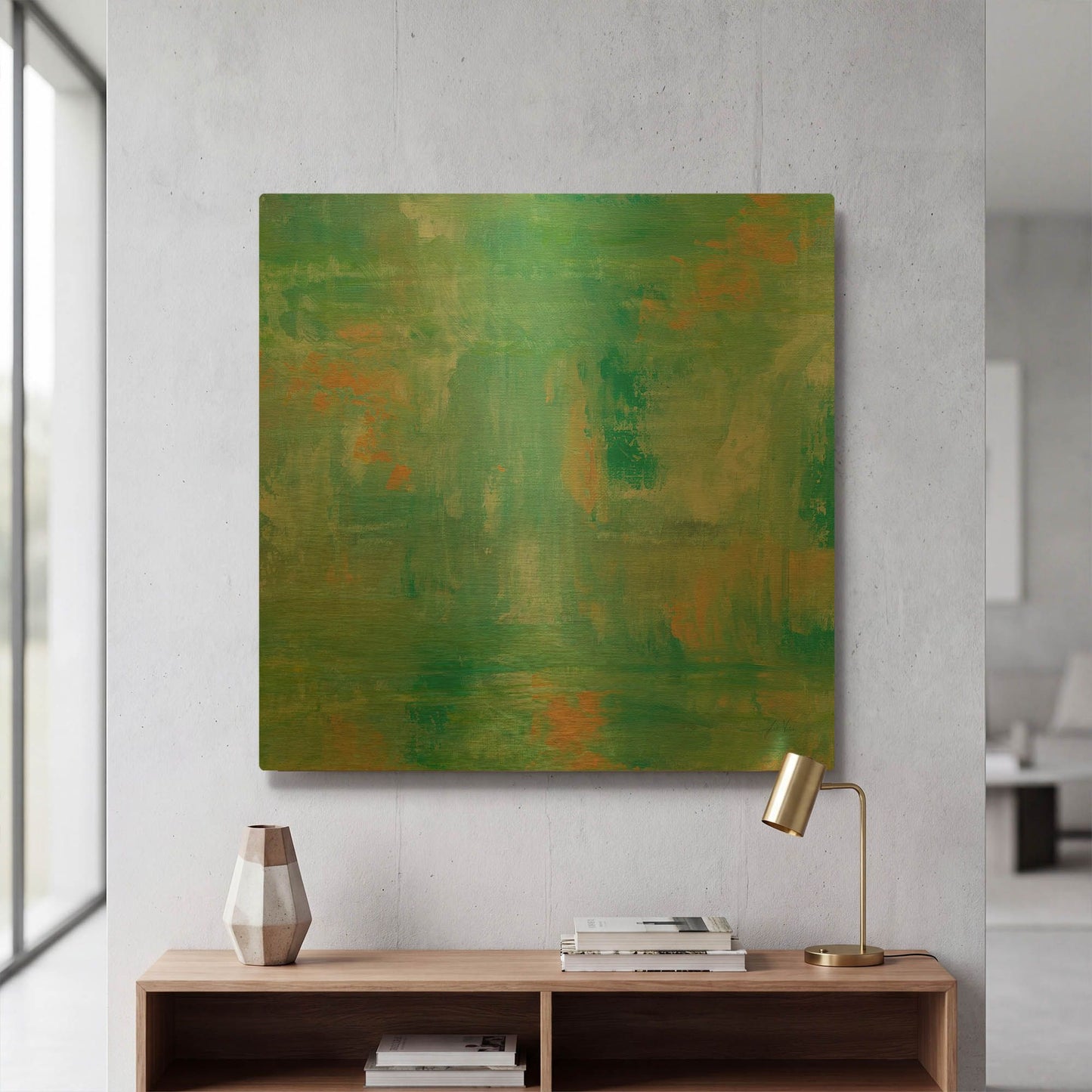 'Ecstasy' By Jeanette Vertentes Gold Metal Wall Art