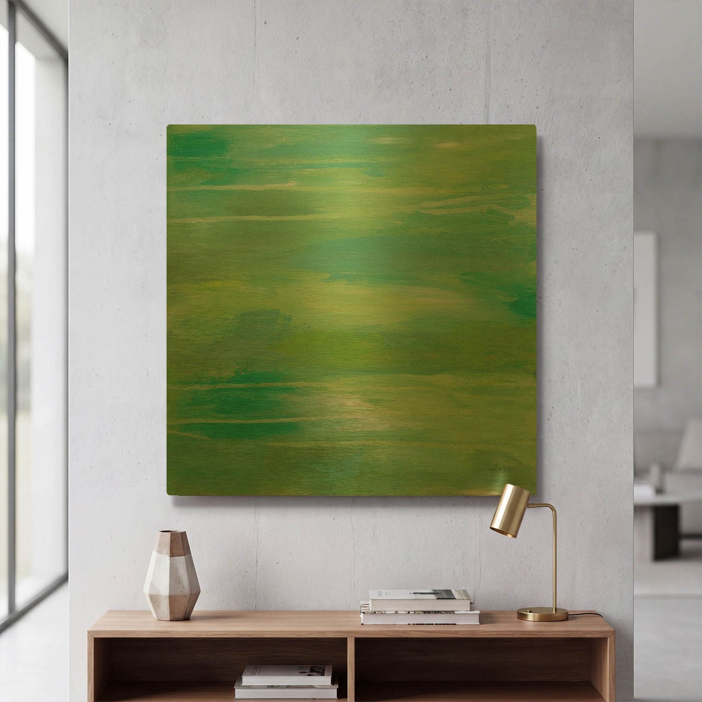 'Elation' By Jeanette Vertentes Gold Metal Wall Art