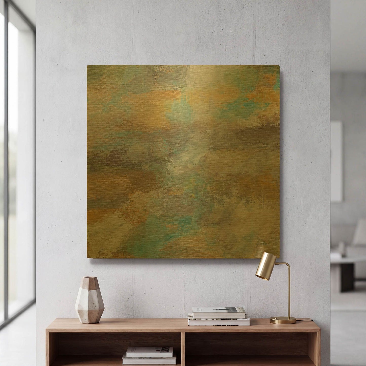 'Heaven' By Jeanette Vertentes Gold Metal Wall Art