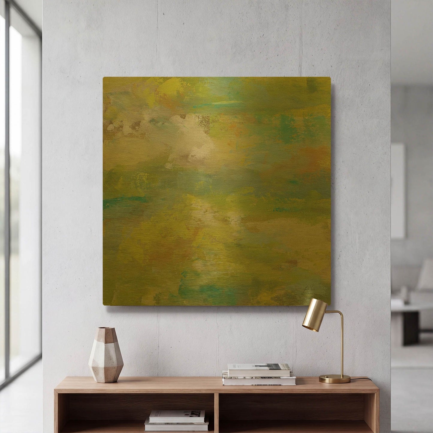 'Bliss' By Jeanette Vertentes Gold Metal Wall Art