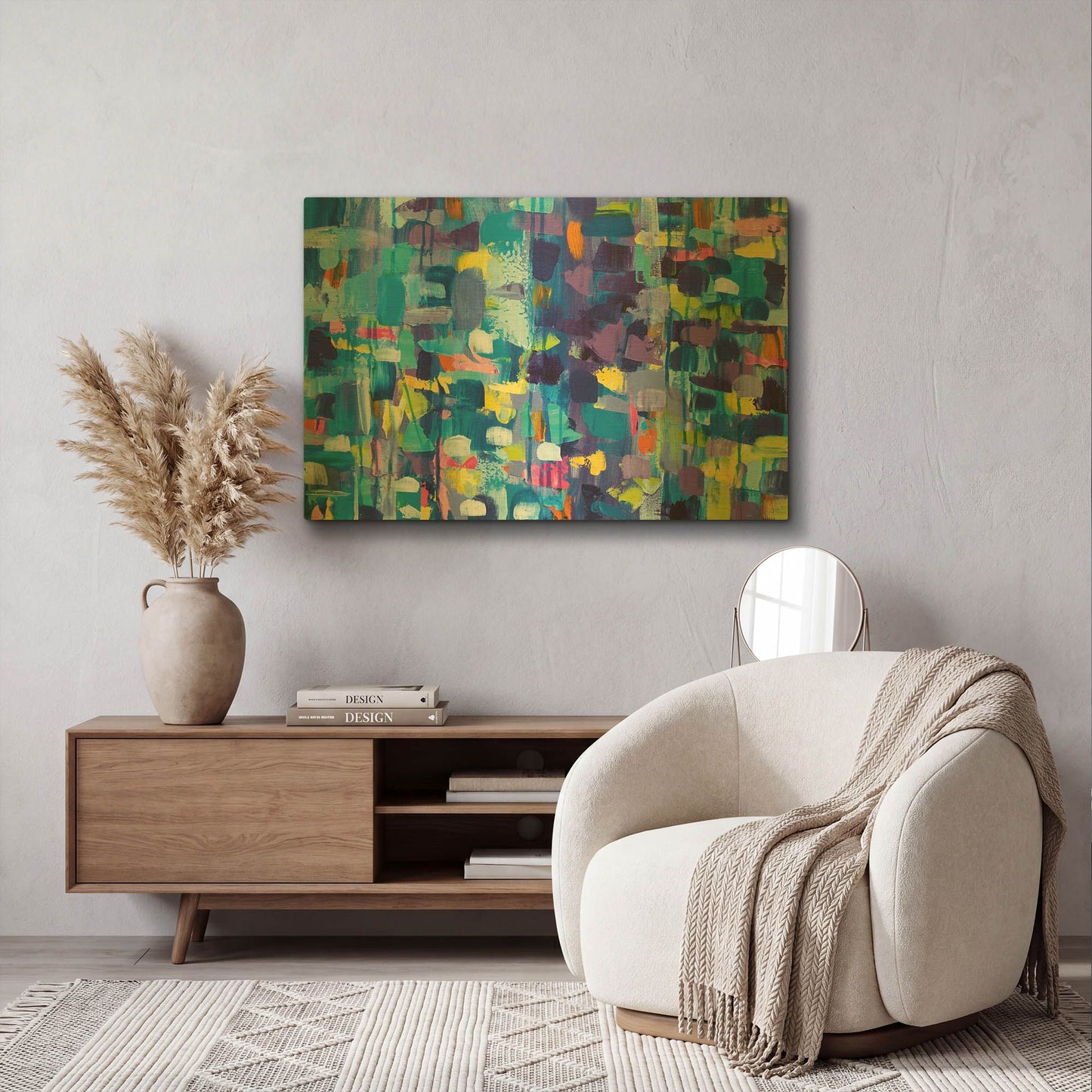'Gaiety' By Jeanette Vertentes Gold Metal Wall Art
