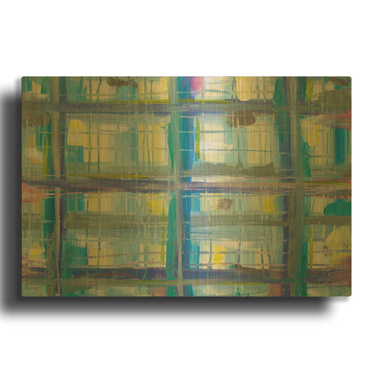 'India' By Jeanette Vertentes Gold Metal Wall Art