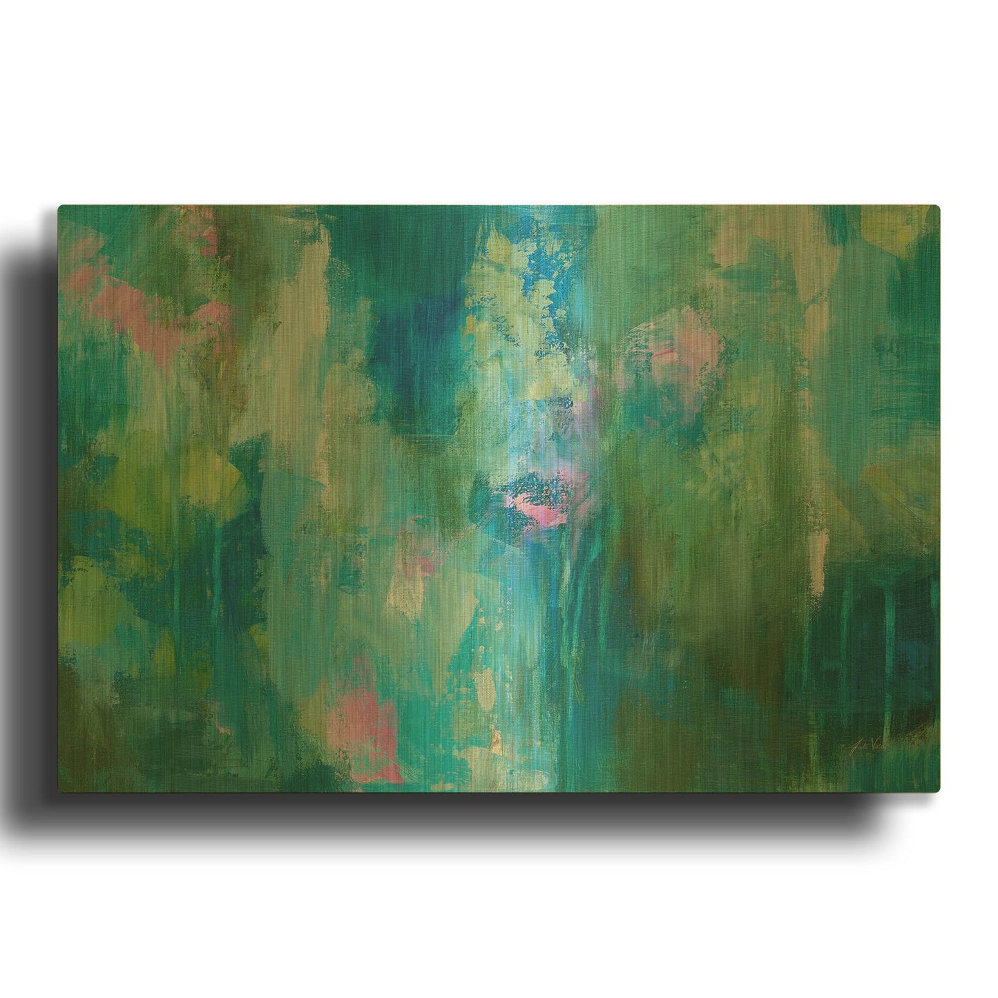'Playful' By Jeanette Vertentes Gold Metal Wall Art