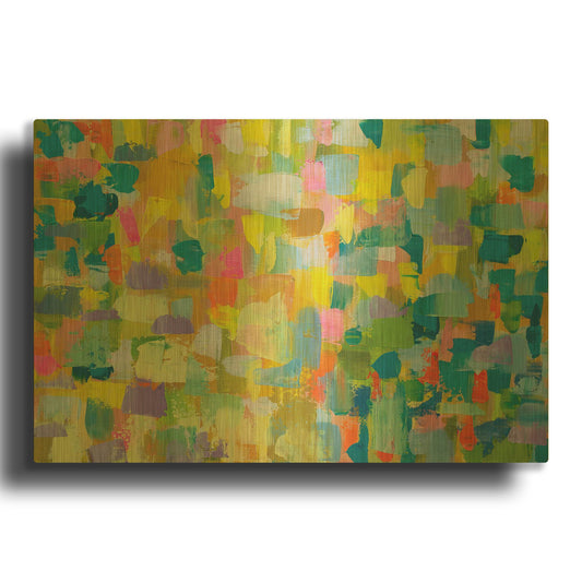 'Merrymaking' By Jeanette Vertentes Gold Metal Wall Art