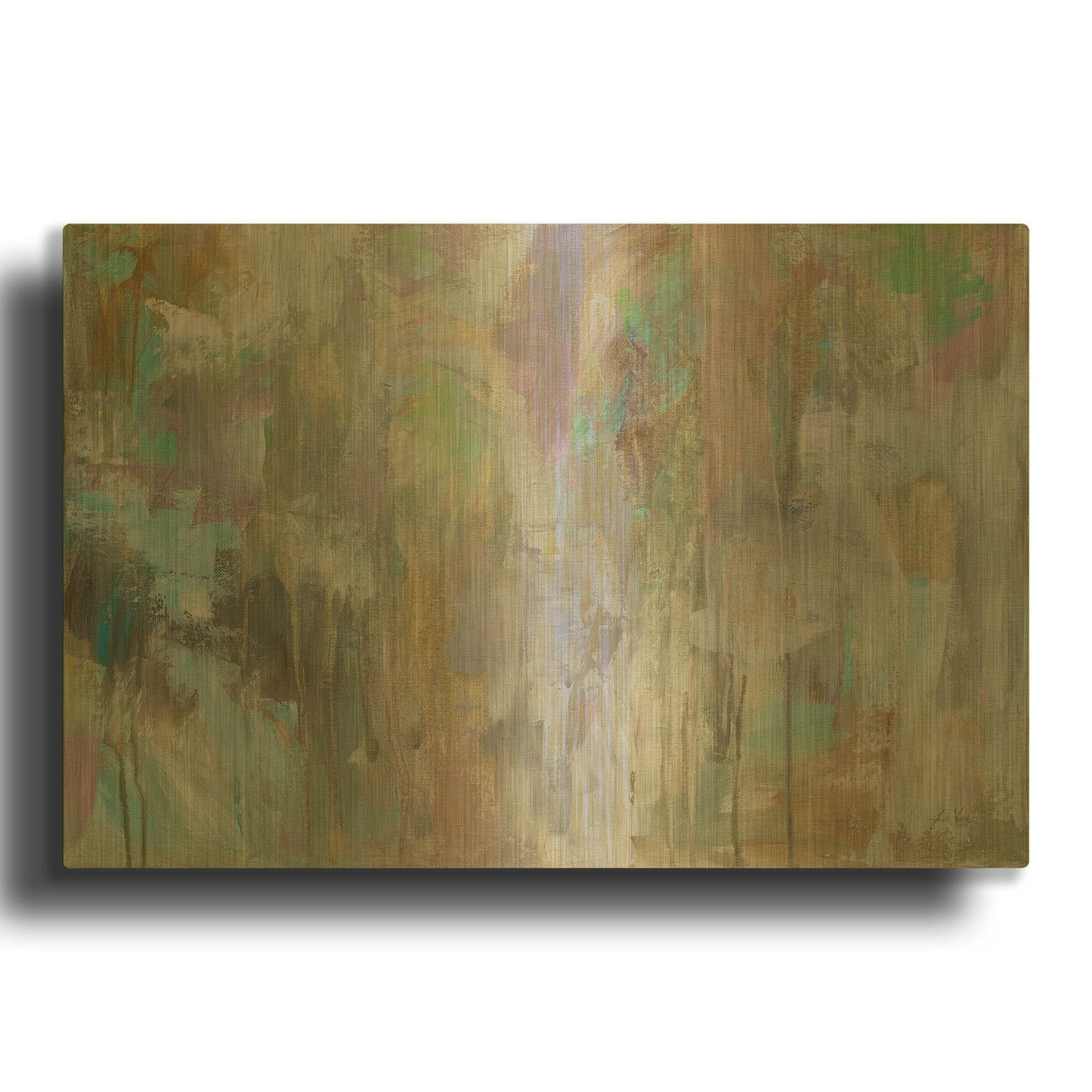 'Frolic' By Jeanette Vertentes Gold Metal Wall Art