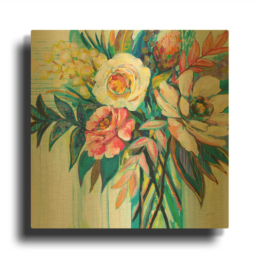 'First Date' By Jeanette Vertentes Gold Metal Wall Art