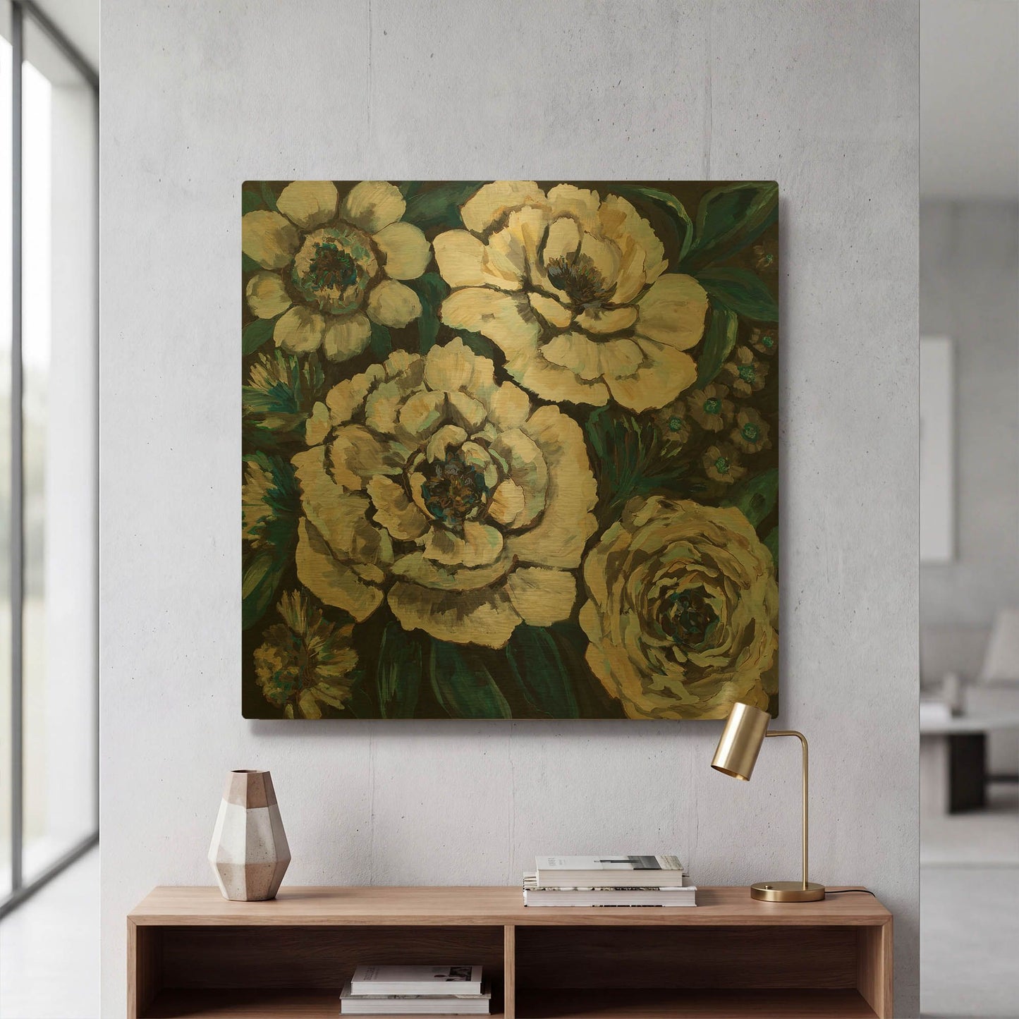 'Midnight' By Jeanette Vertentes Gold Metal Wall Art