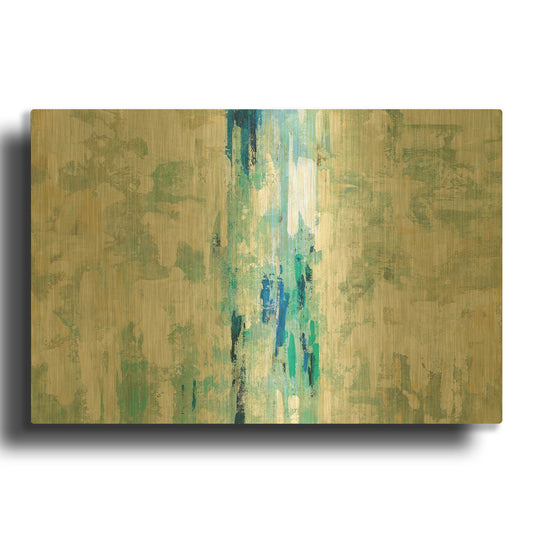 'Underwater Reflections' By Silvia Vassileva Gold Metal Wall Art