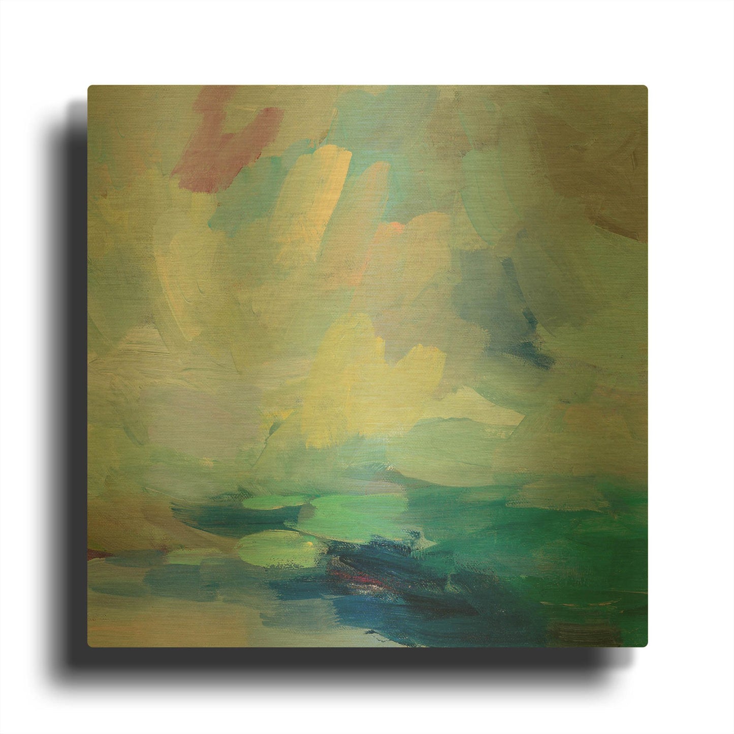 'Storm I' By Silvia Vassileva Gold Metal Wall Art