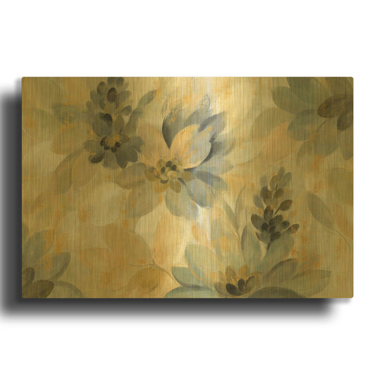 'Secret Garden' By Silvia Vassileva Gold Metal Wall Art