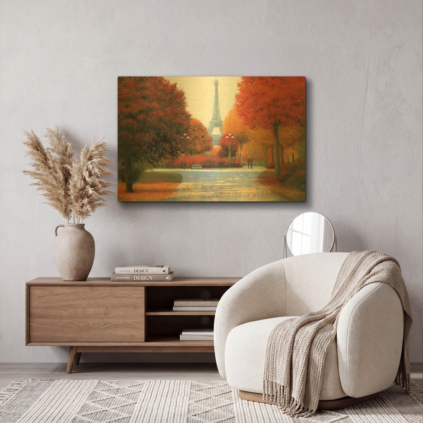 'Paris' By James Wiens Gold Metal Wall Art