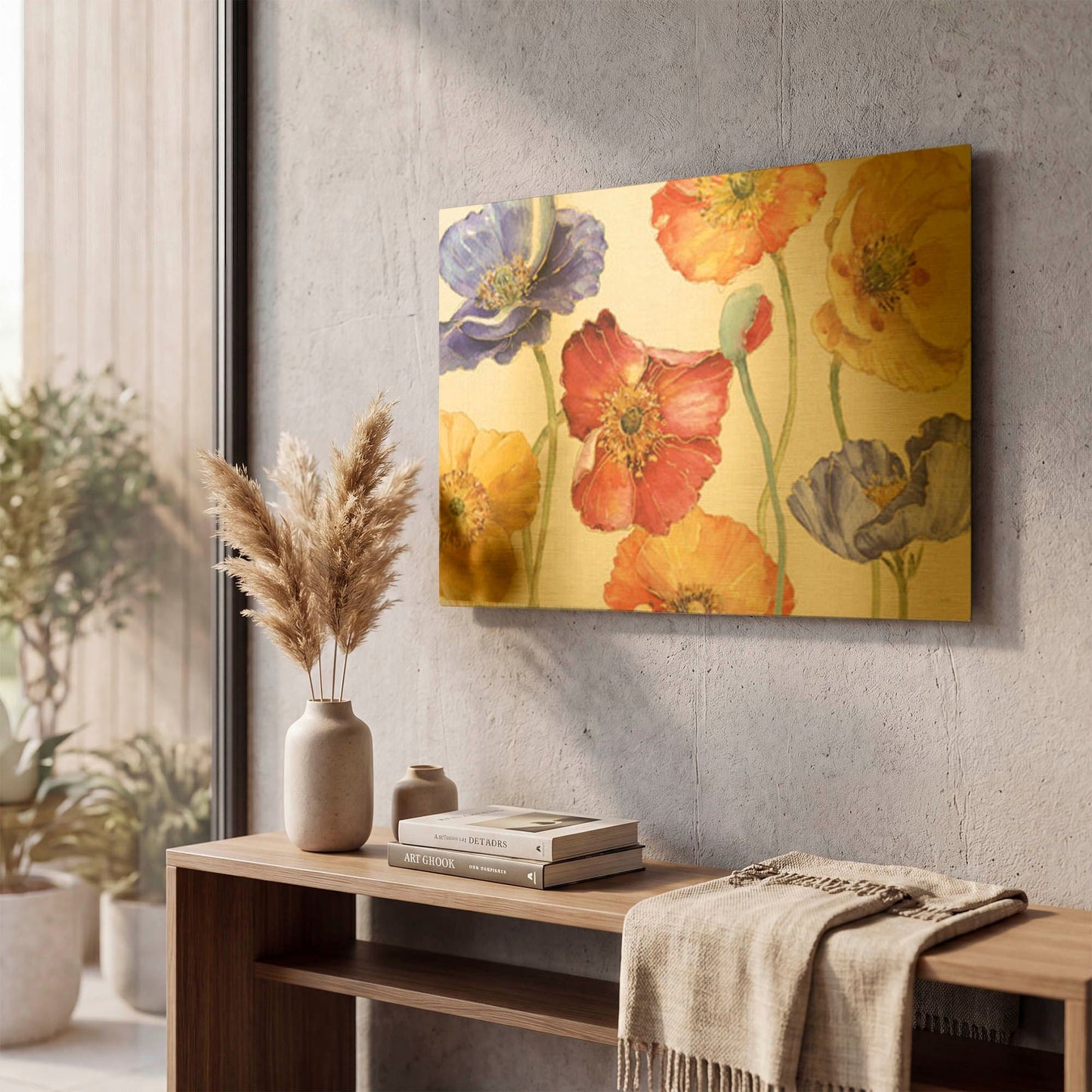 'Autumn Softies' By Lisa Audit Gold Metal Wall Art