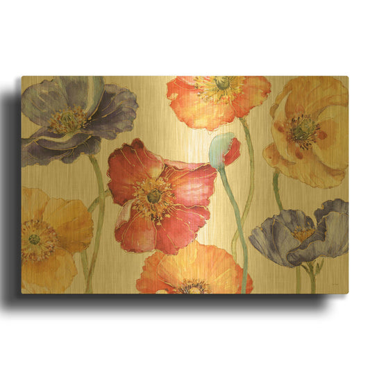 'Autumn Softies' By Lisa Audit Gold Metal Wall Art