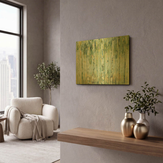 'The Forest I' By Lisa Audit Gold Metal Wall Art
