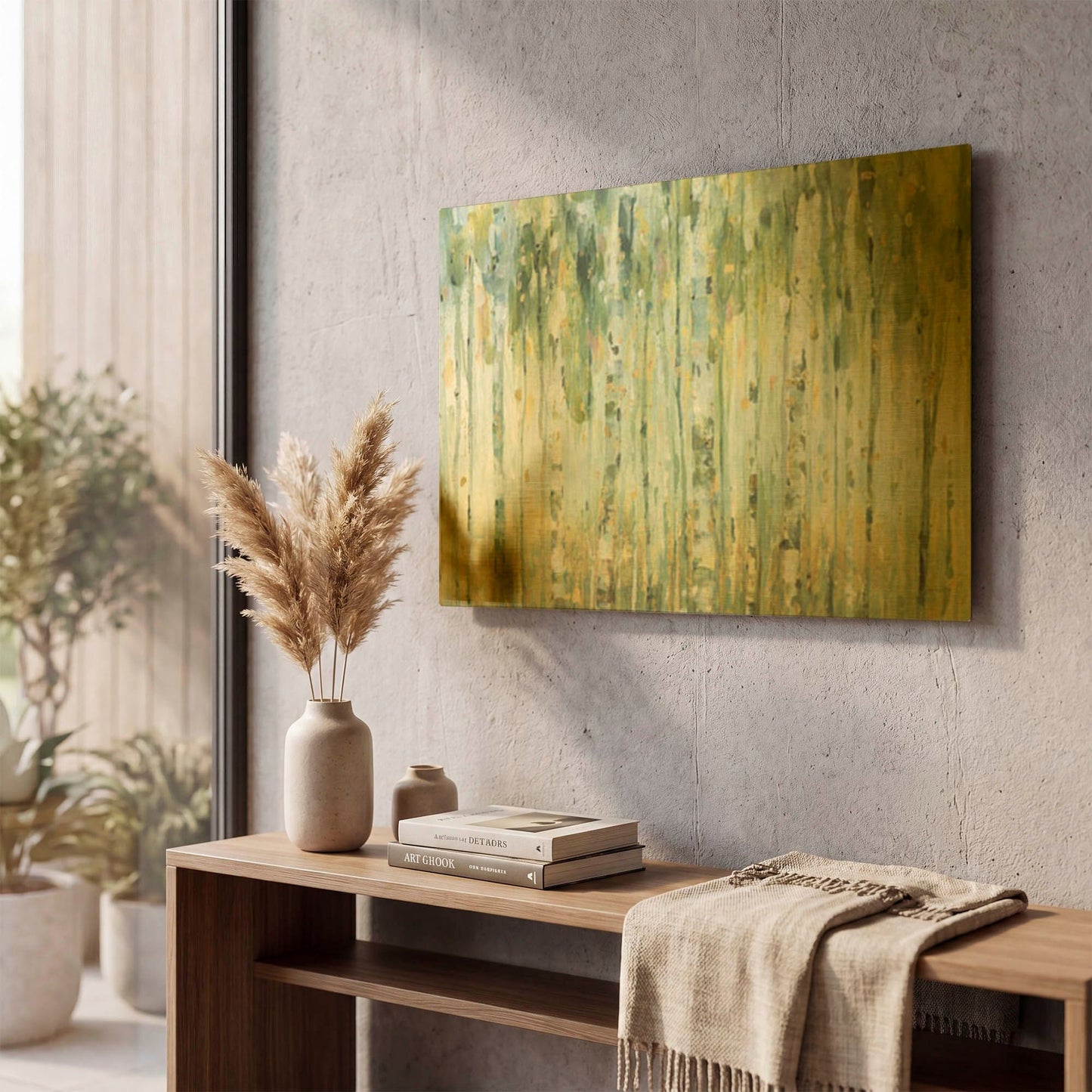 'The Forest I' By Lisa Audit Gold Metal Wall Art