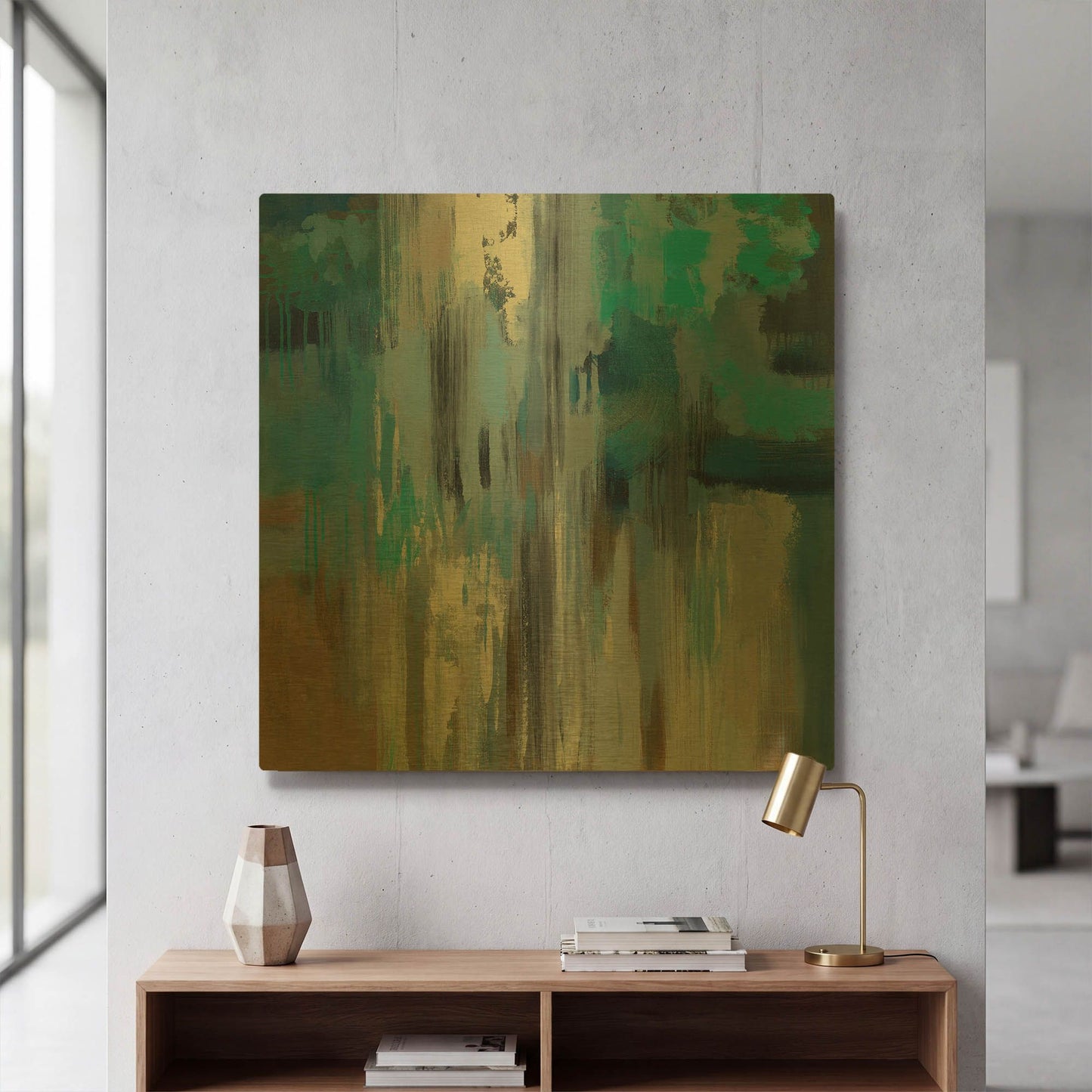 'Fisherman Nets' By Silvia Vassileva Gold Metal Wall Art