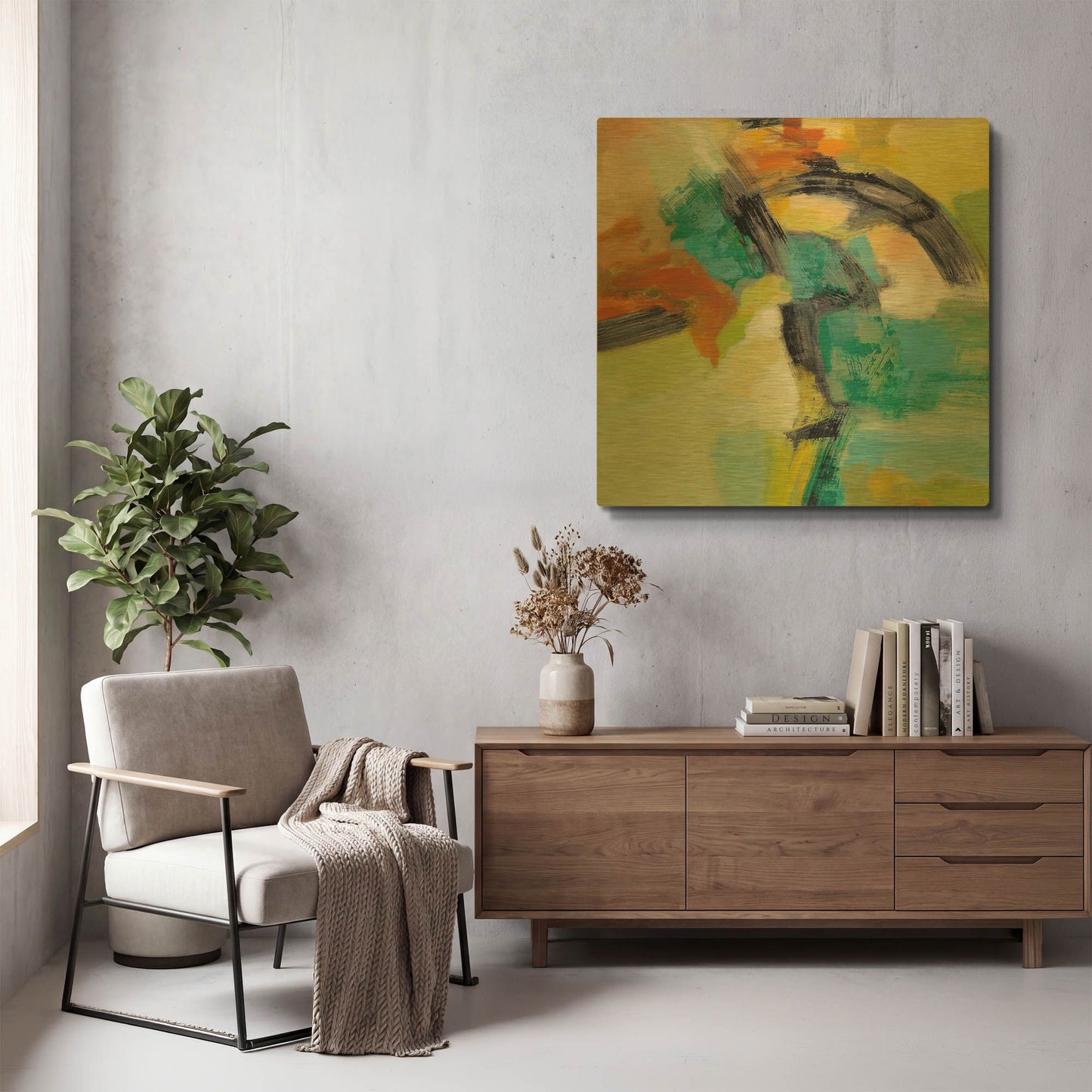 'Rainbow on the Asphalt' By Silvia Vassileva Gold Metal Wall Art
