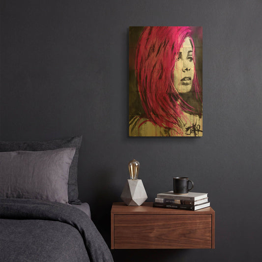 'Dream World' By Loui Jover Gold Metal Wall Art