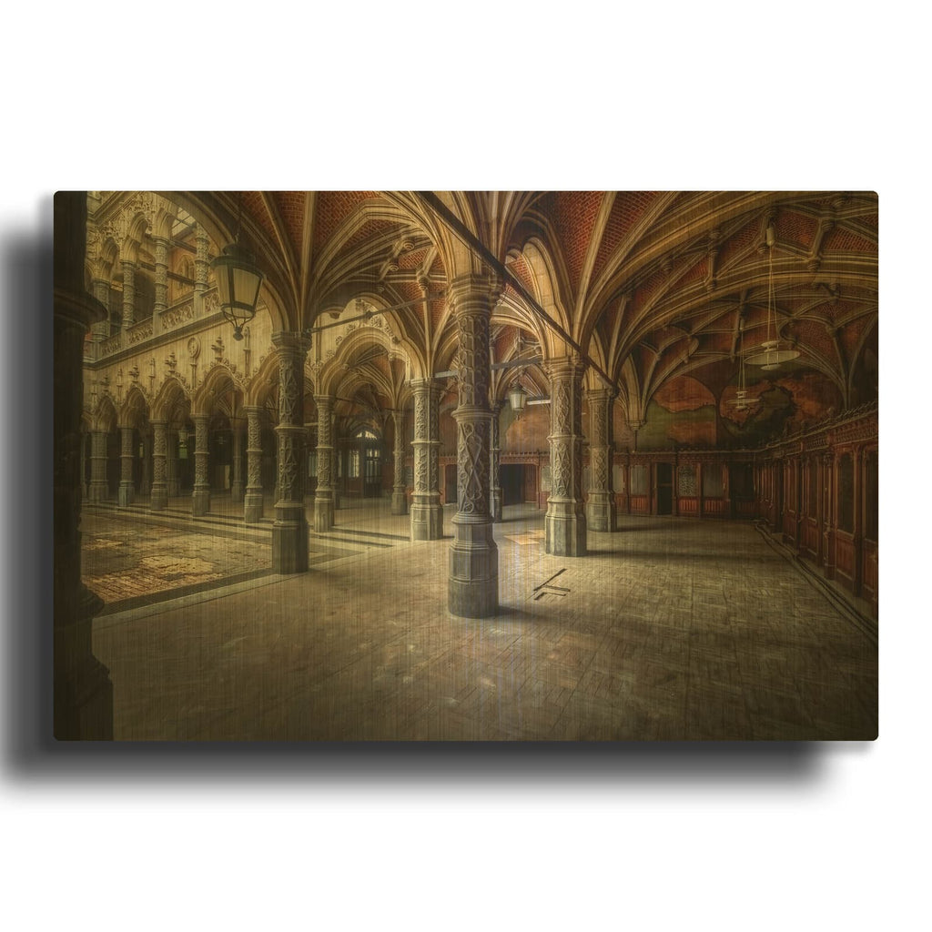 'Chambre of Commerce' By Roman Robroek Gold Metal Wall Art