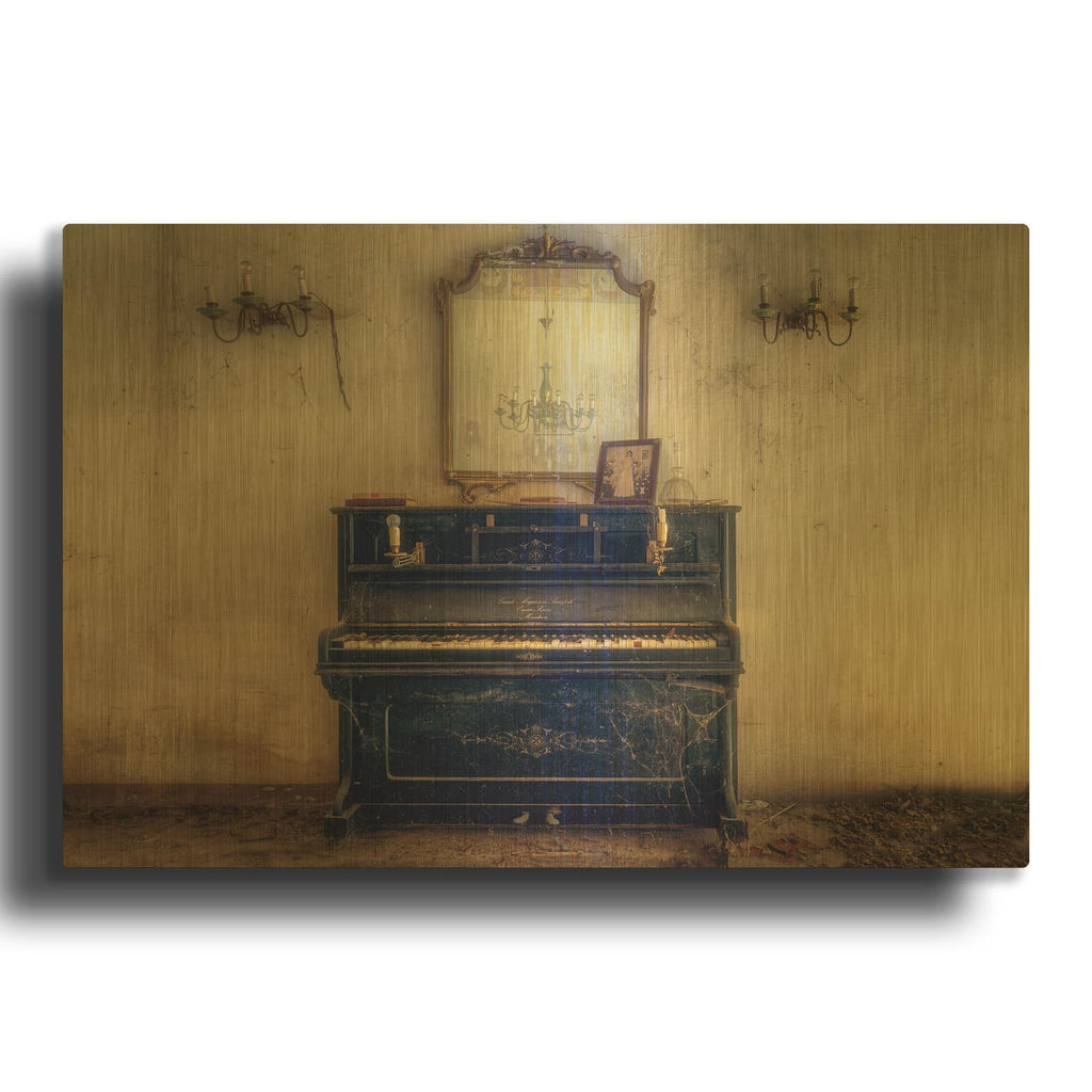'Reflection' By Roman Robroek Gold Metal Wall Art