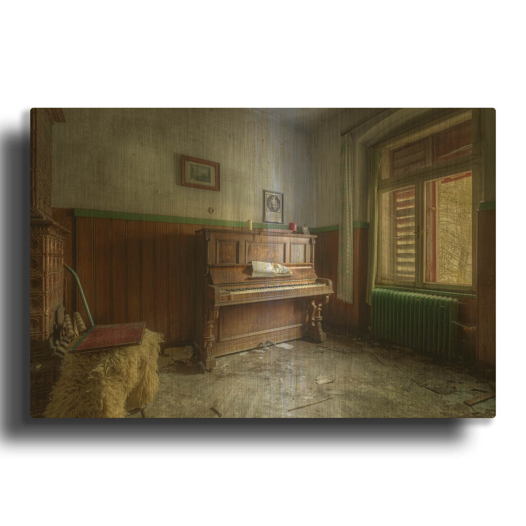 'Play Me a Song' By Roman Robroek Gold Metal Wall Art