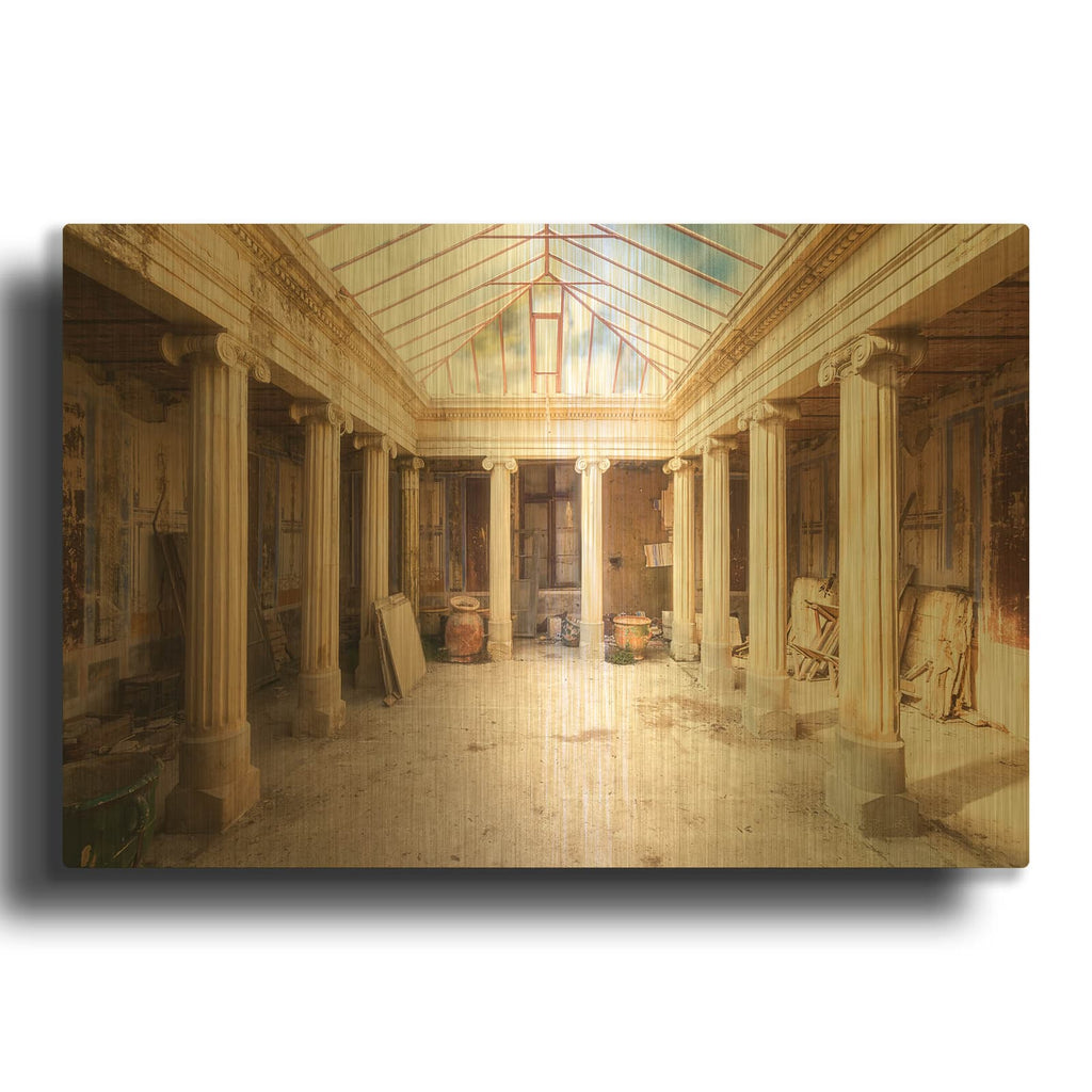 'Cloister' By Roman Robroek Gold Metal Wall Art