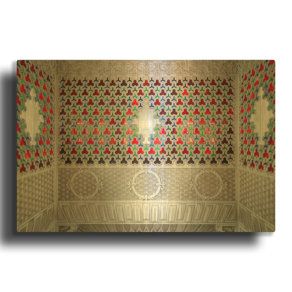 'Castle of Sammezzano I' By Roman Robroek Gold Metal Wall Art