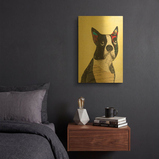 'Wanna Play II' By Courtney Prahl Gold Metal Wall Art