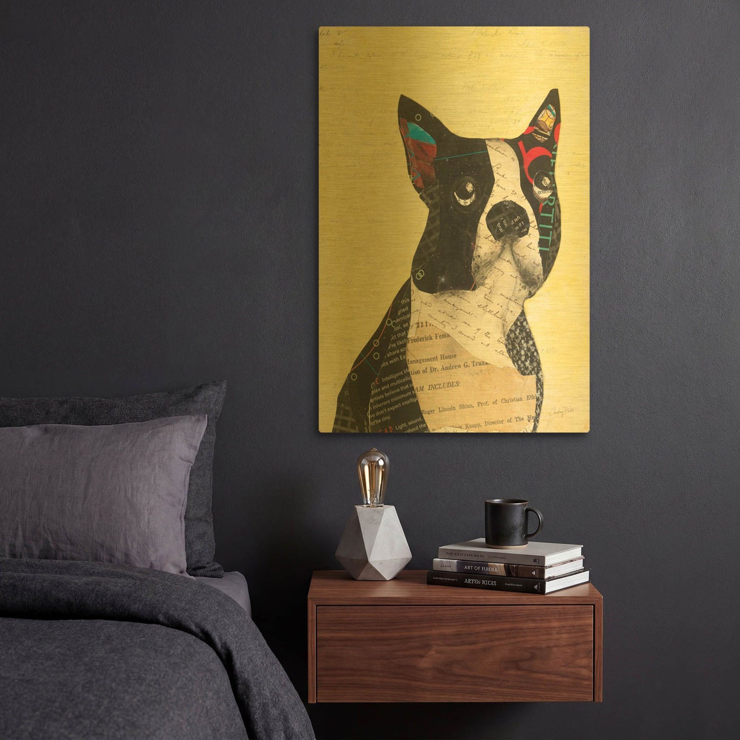 'Wanna Play II' By Courtney Prahl Gold Metal Wall Art