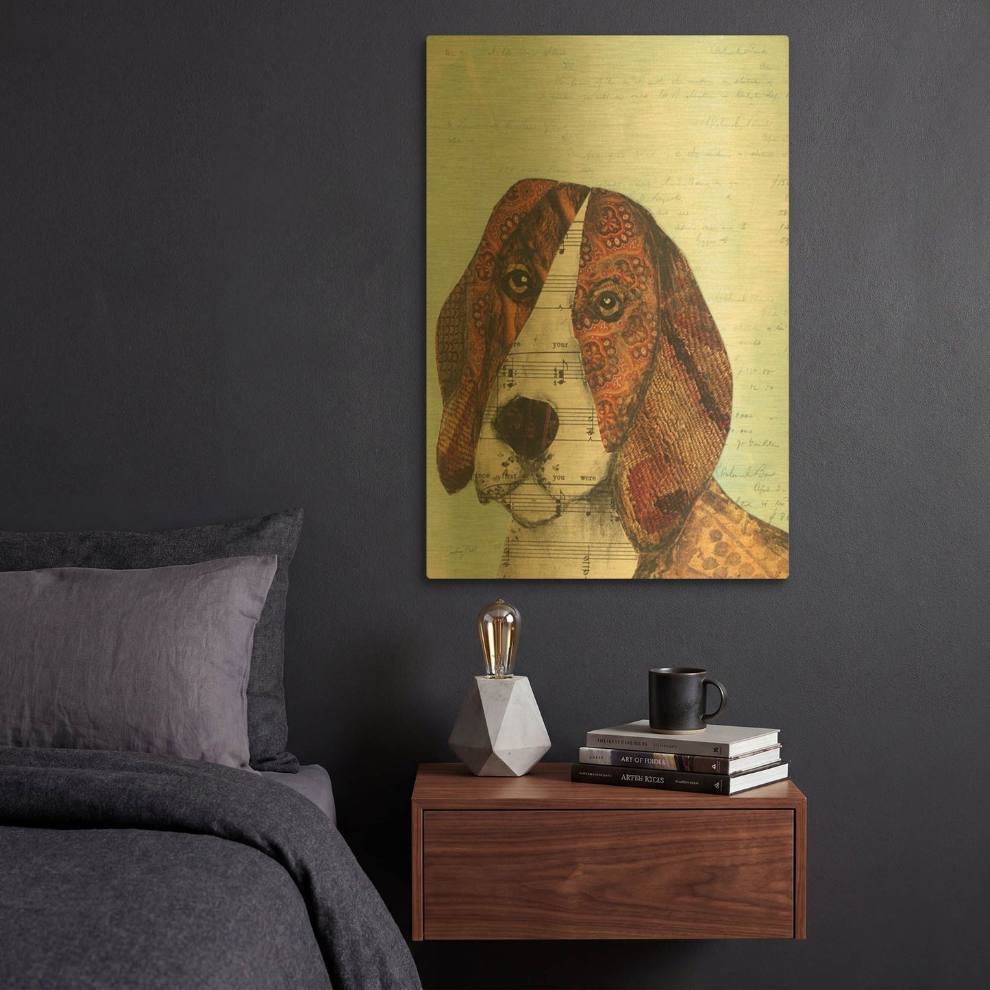 'Wanna Play III' By Courtney Prahl Gold Metal Wall Art