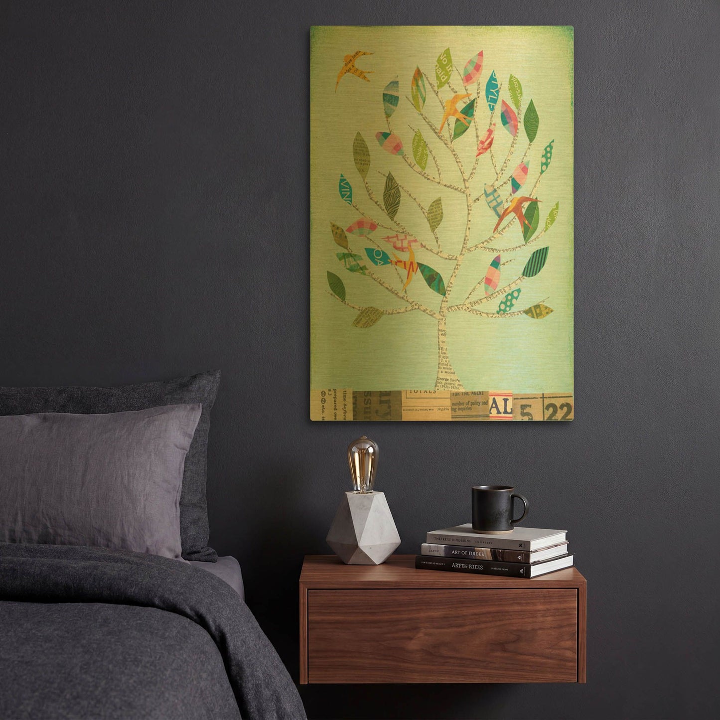 'The Seasons I' By Courtney Prahl Gold Metal Wall Art