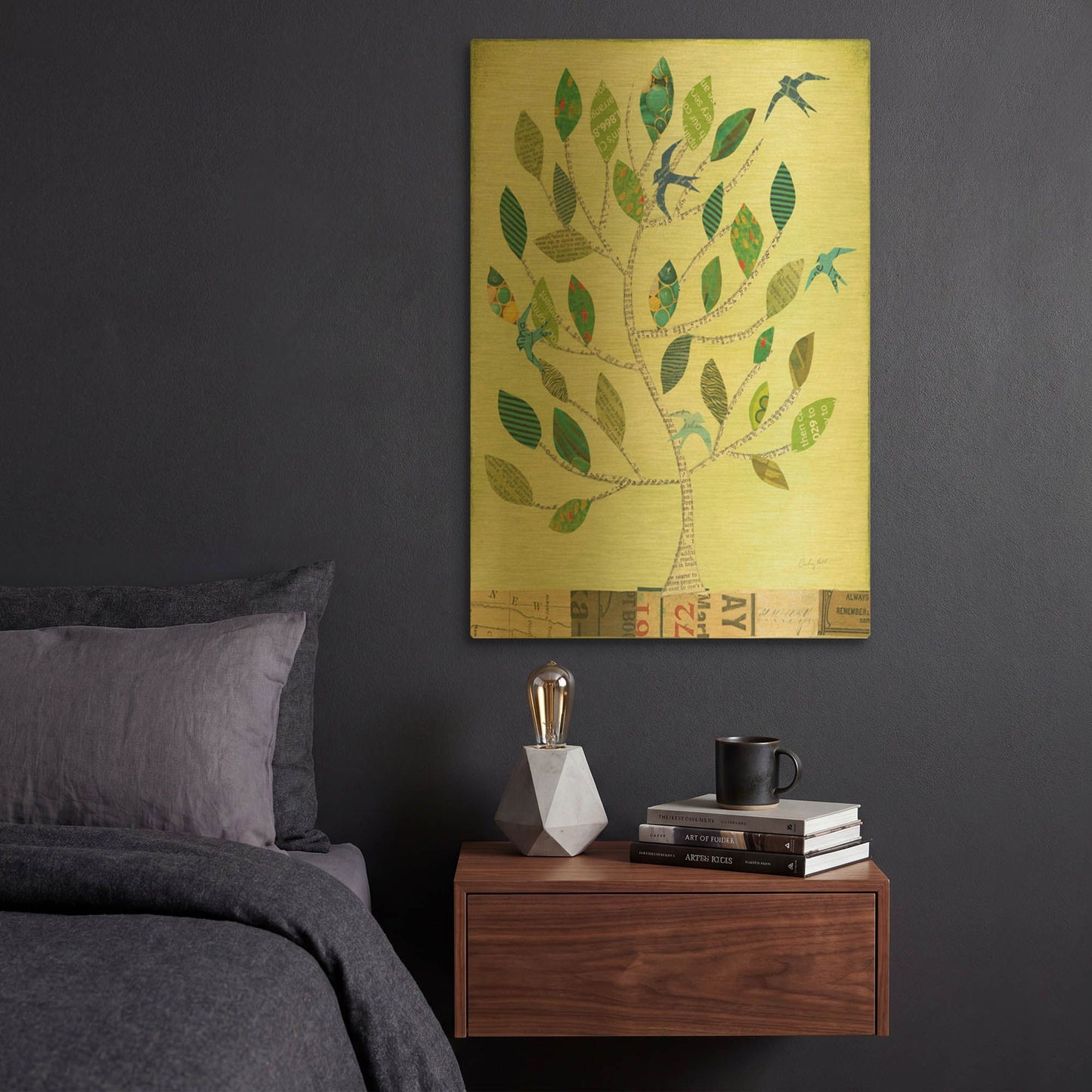 'The Seasons II' By Courtney Prahl Gold Metal Wall Art