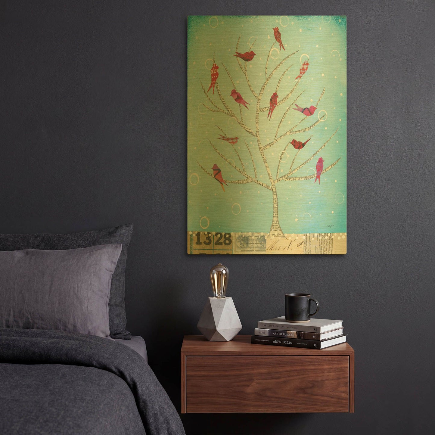 'The Seasons IV' By Courtney Prahl Gold Metal Wall Art