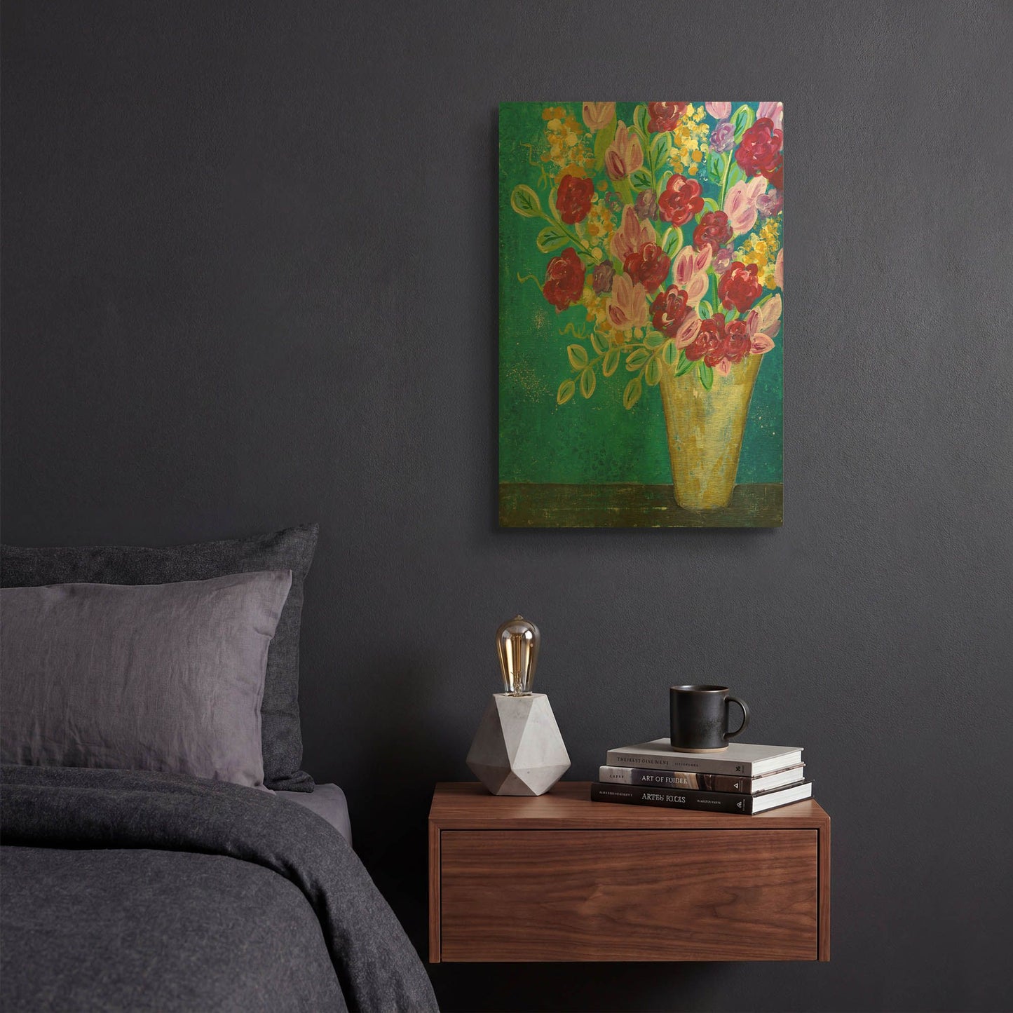 'Bright Summer' By Courtney Prahl Gold Metal Wall Art