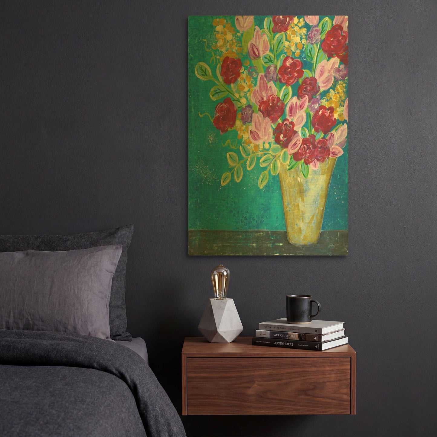 'Bright Summer' By Courtney Prahl Gold Metal Wall Art